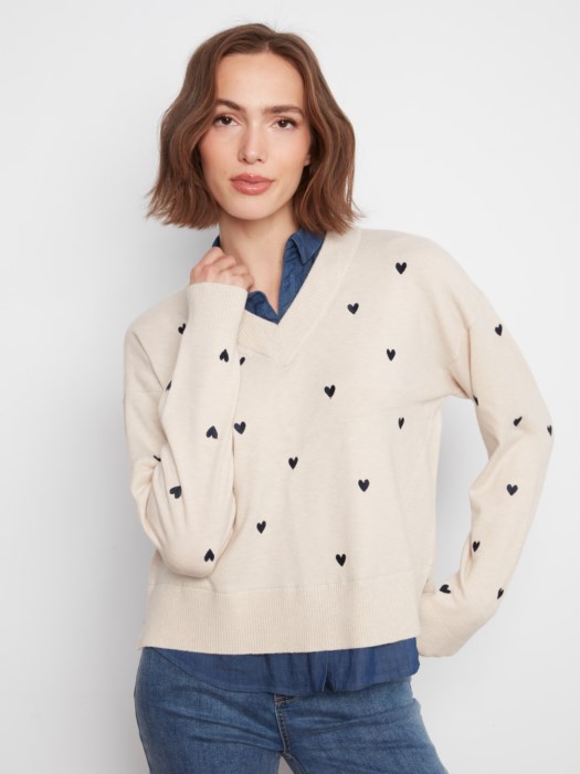 Chandail chemise intégrée - CHARLIE B Chandail chemise intégrée - CHARLIE B