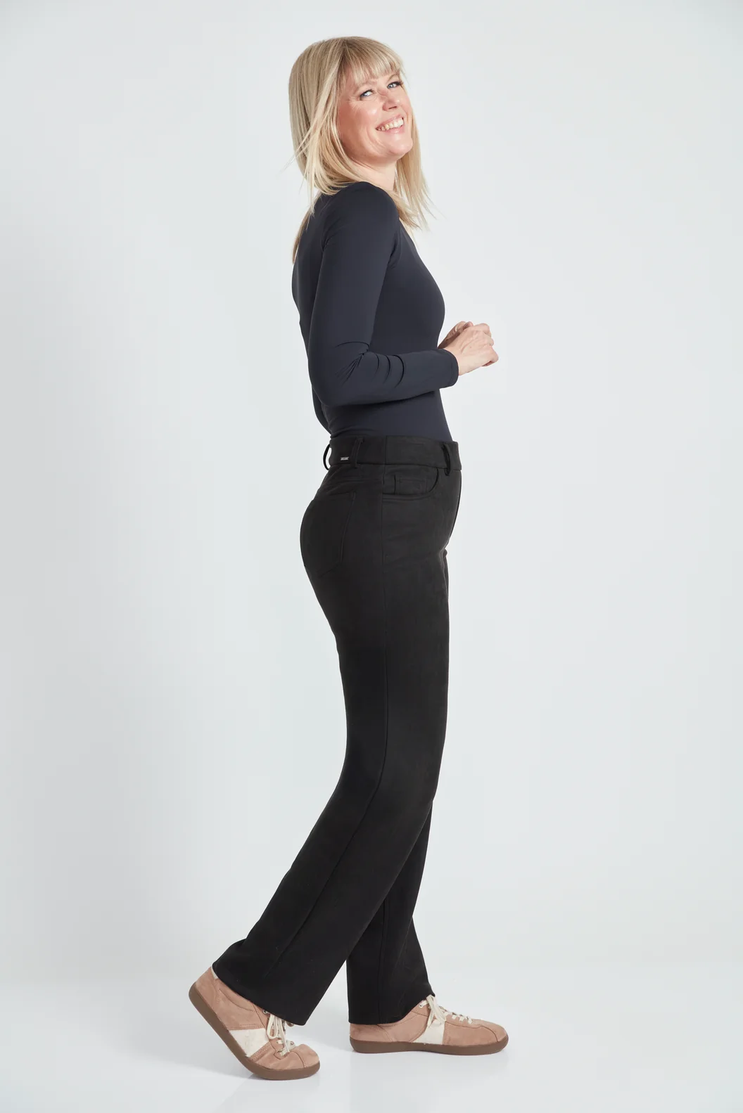 Pantalon droit effet suède – UP Pantalon droit effet suède – UP