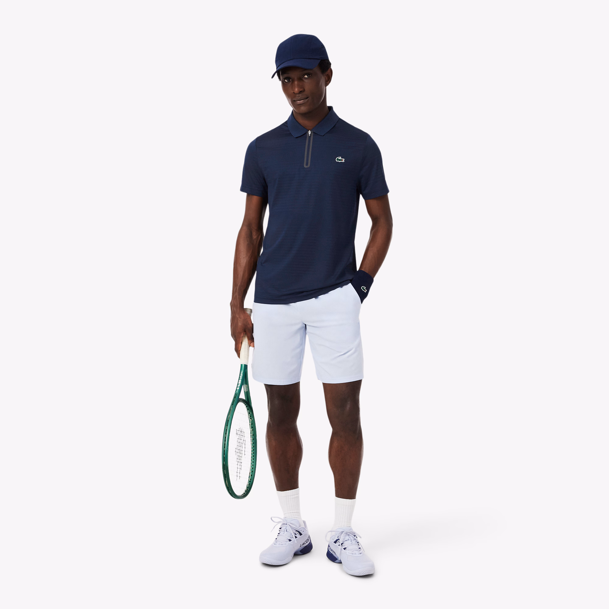 Polo tennis en jersey alvéolé ultra dry - LACOSTE Polo tennis en jersey alvéolé ultra dry - LACOSTE