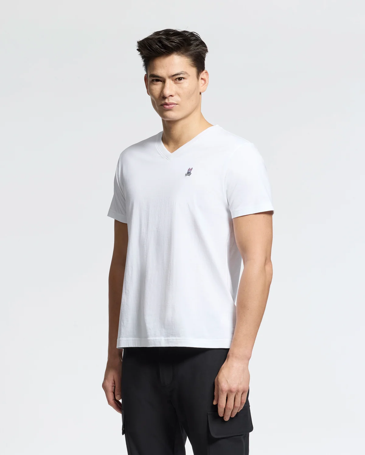 T-shirt col en V classique – PSYCHO BUNNY T-shirt col en V classique – PSYCHO BUNNY