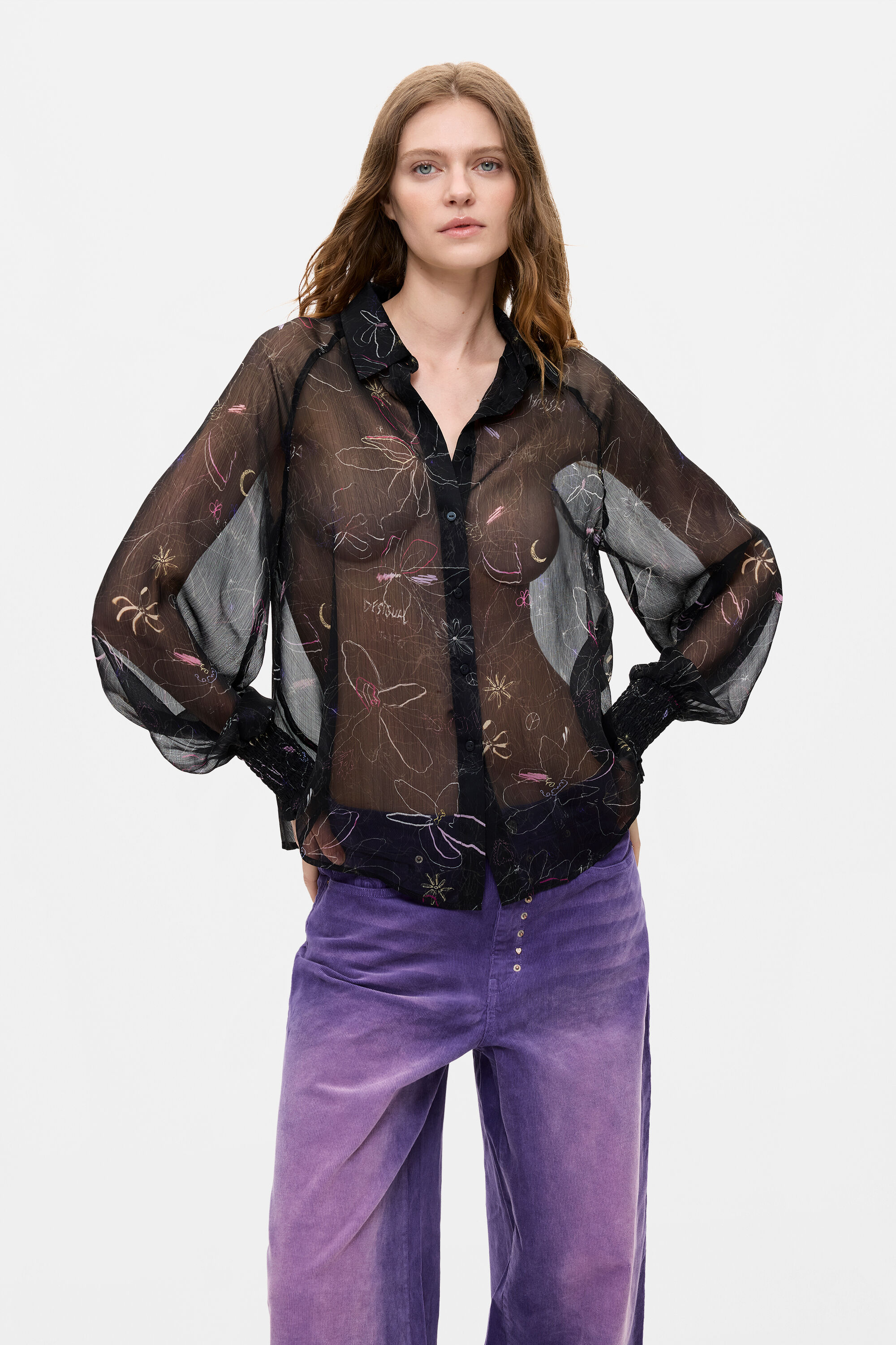 Blouse florale – DESIGUAL - 26WWBW11 - Desigual Blouse florale – DESIGUAL - 26WWBW11 - Desigual
