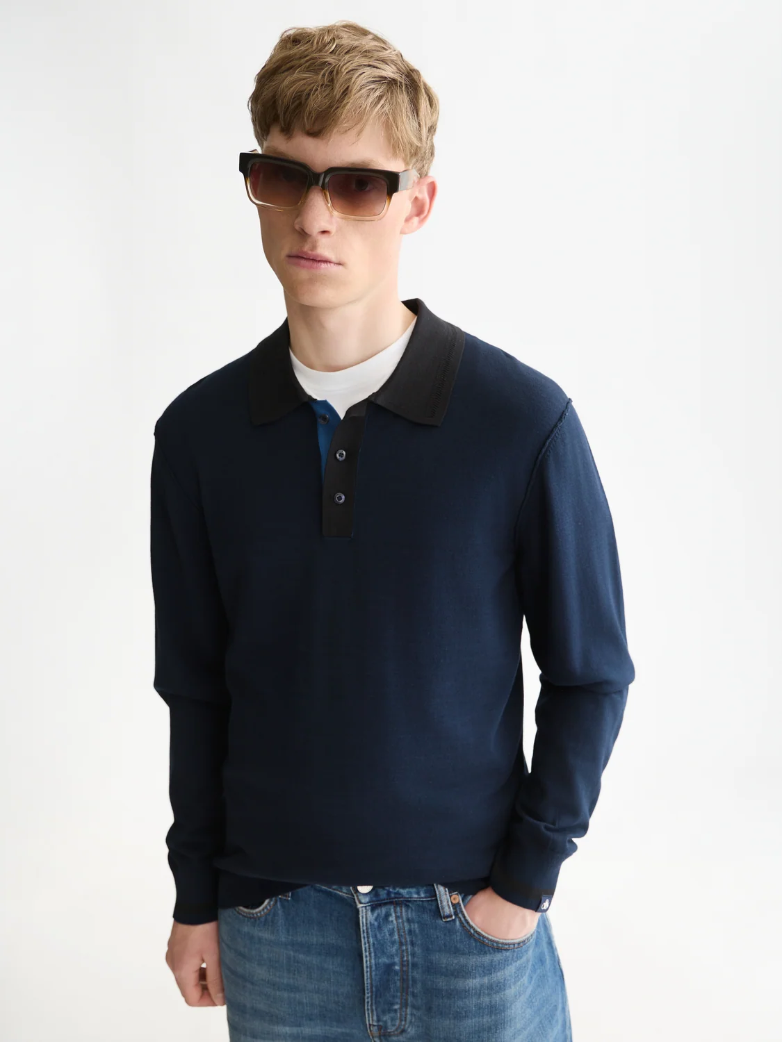 Polo manches longues – SCOTCH & SODA - 184205 - Scotch & Soda Polo manches longues – SCOTCH & SODA - 184205 - Scotch & Soda