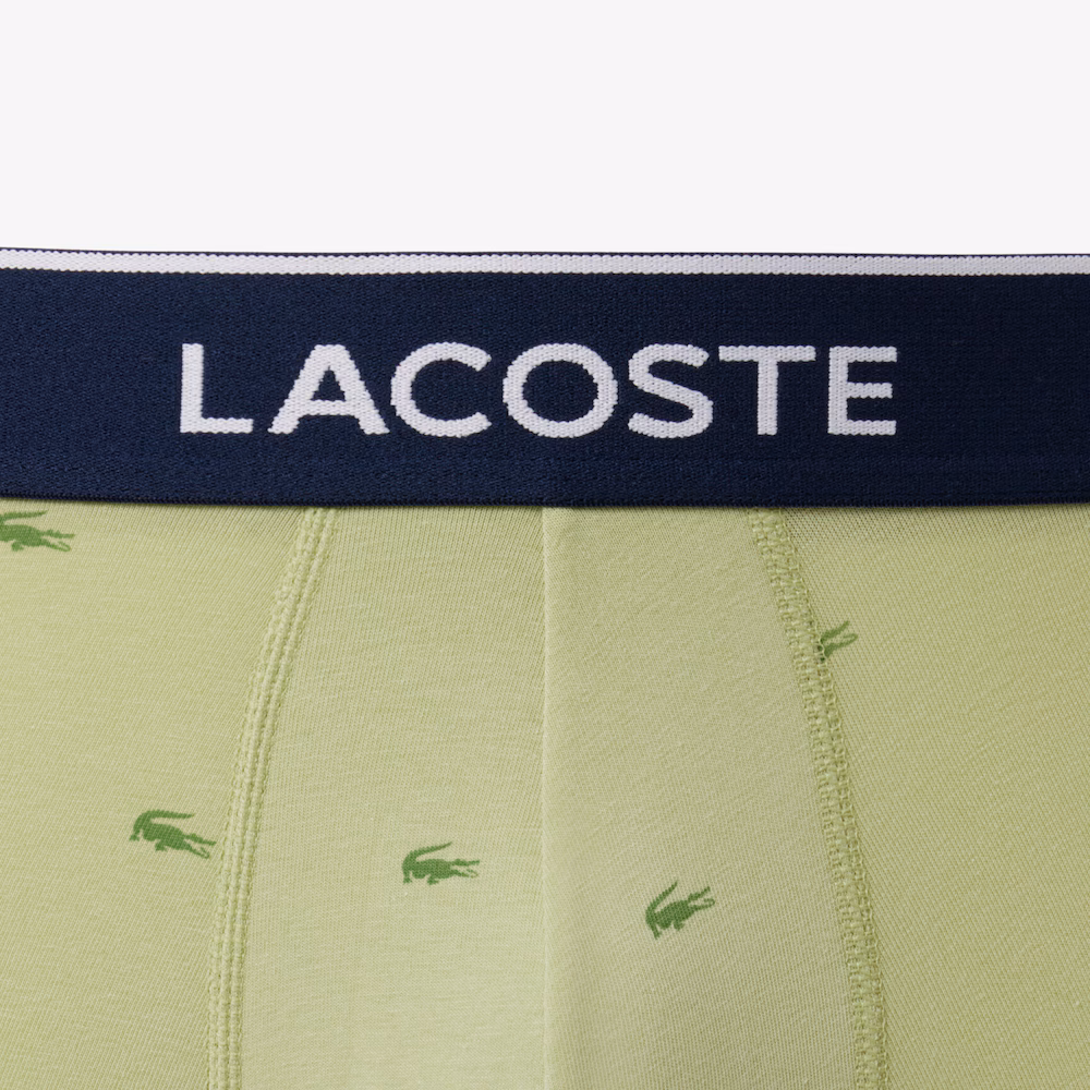 Coffret De 3 Boxers en Coton Extensible – LACOSTE Coffret De 3 Boxers en Coton Extensible – LACOSTE