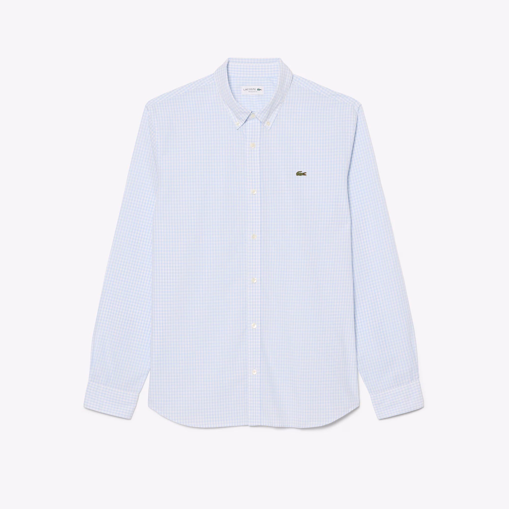 Chemise en popeline coupe régulière – LACOSTE Chemise en popeline coupe régulière – LACOSTE