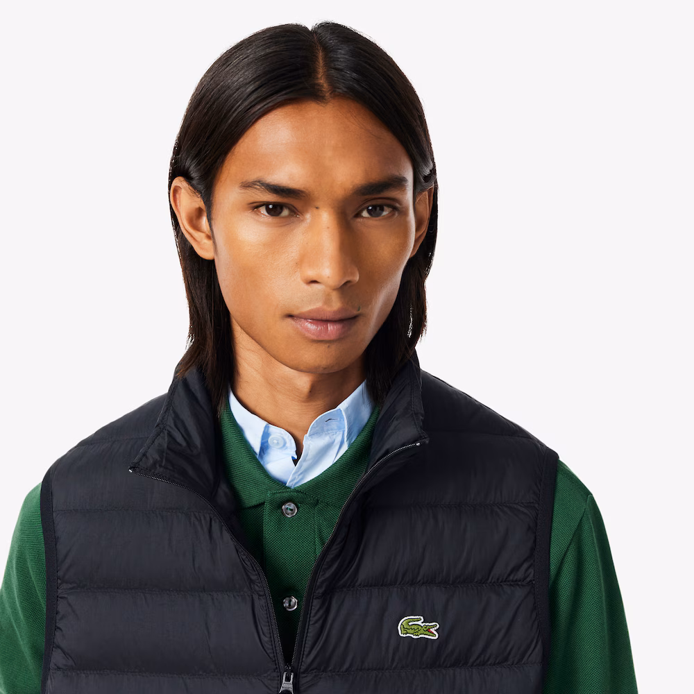 Veste sans manches déperlant – LACOSTE Veste sans manches déperlant – LACOSTE
