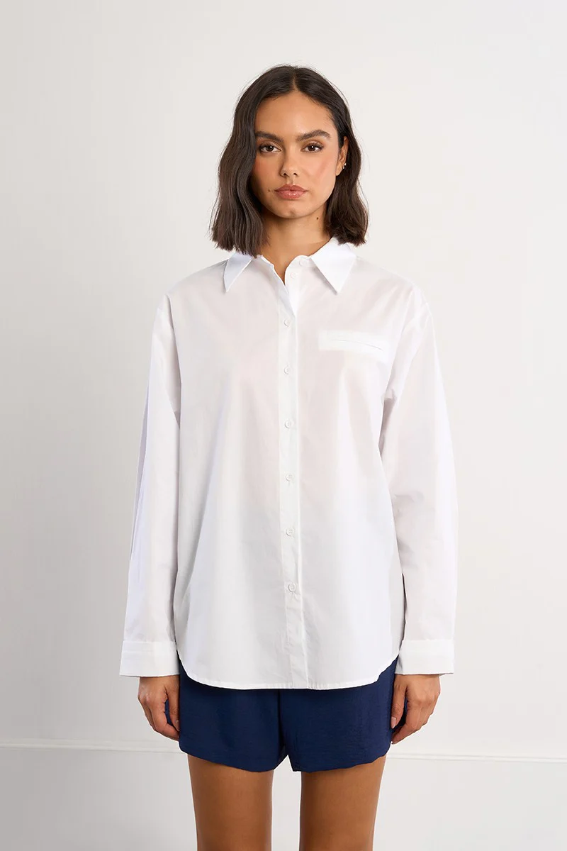 Chemise tissée élégante – MOLLY BRACKEN Chemise tissée élégante – MOLLY BRACKEN