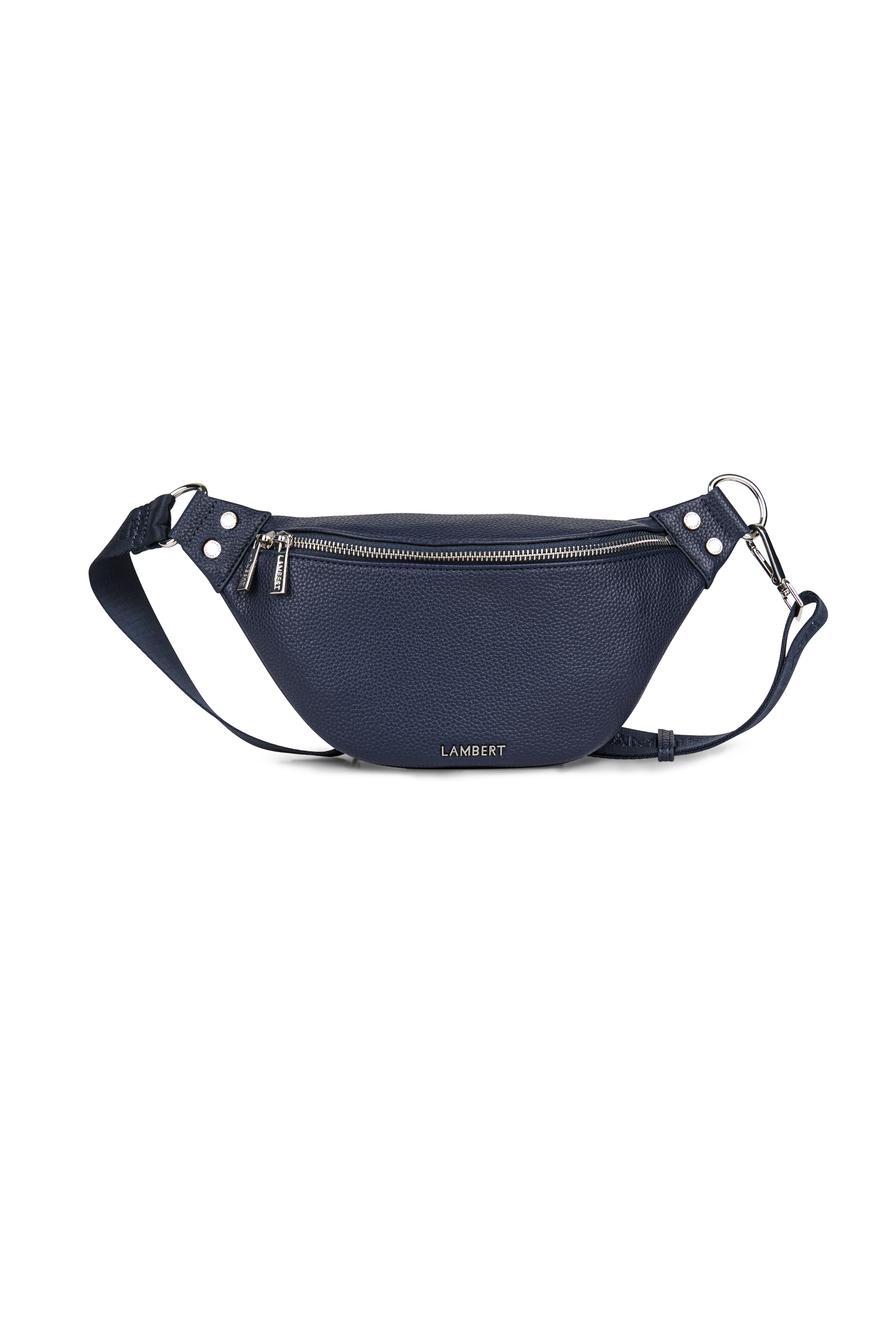Le Sarah - Sac banane en cuir vegan - LAMBERT - SARAH-MARINE-PEBR - LAMBERT Le Sarah - Sac banane en cuir vegan - LAMBERT - SARAH-MARINE-PEBR - LAMBERT