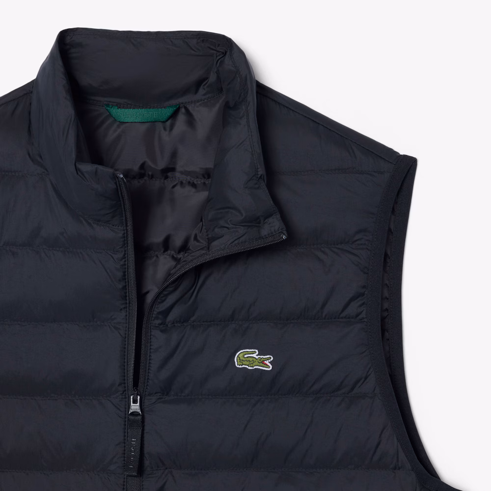Veste sans manches déperlant – LACOSTE Veste sans manches déperlant – LACOSTE