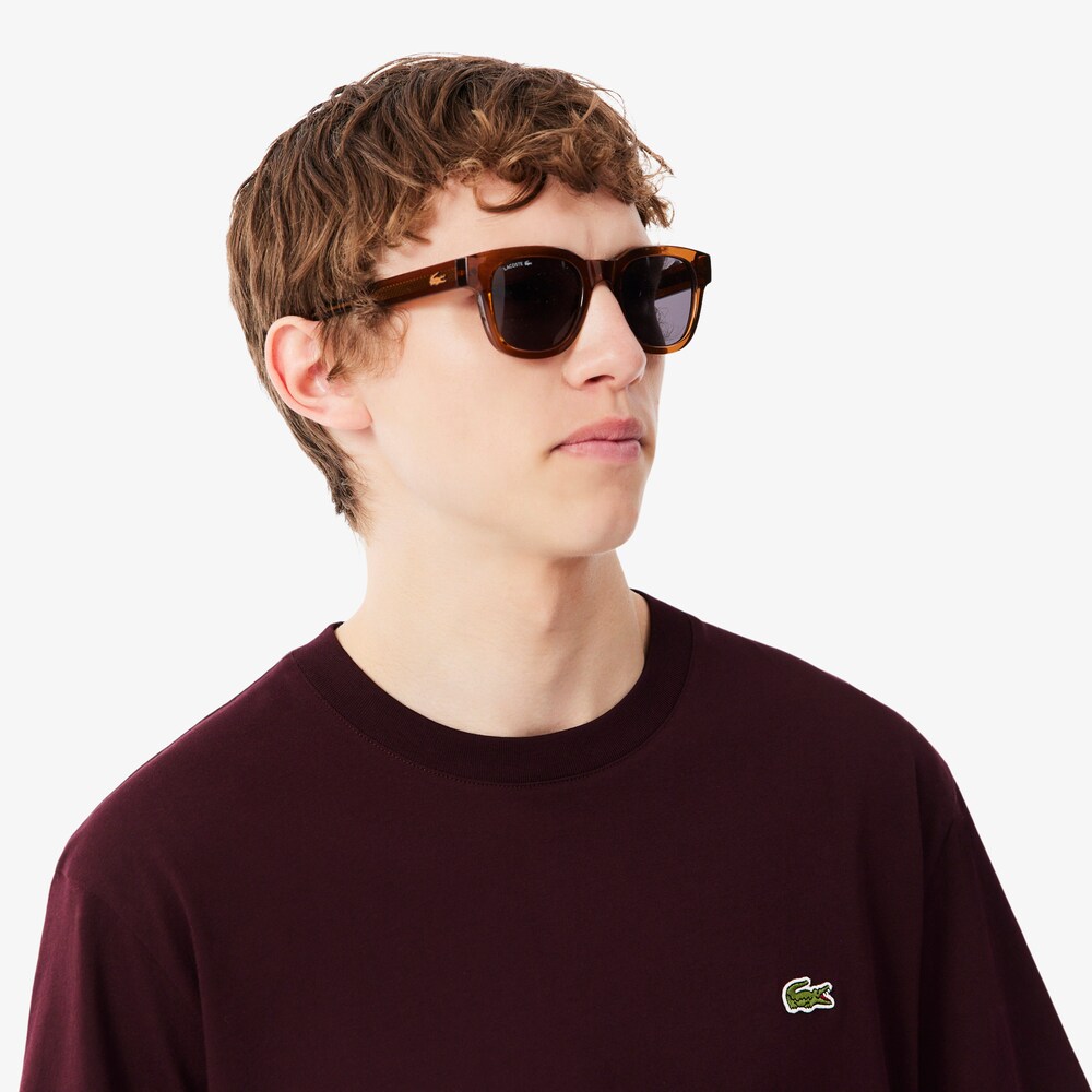 T-shirt en jersey de coton classique – LACOSTE T-shirt en jersey de coton classique – LACOSTE