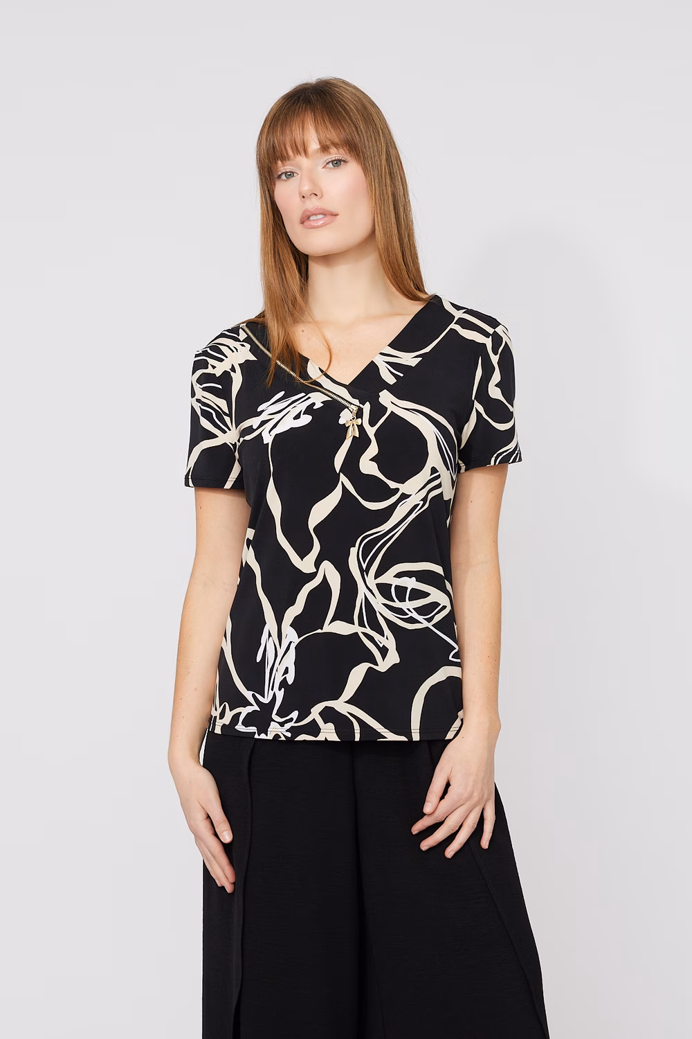 Chandail floral col en V – FRANK LYMAN - 261228 - Frank Lyman Chandail floral col en V – FRANK LYMAN - 261228 - Frank Lyman
