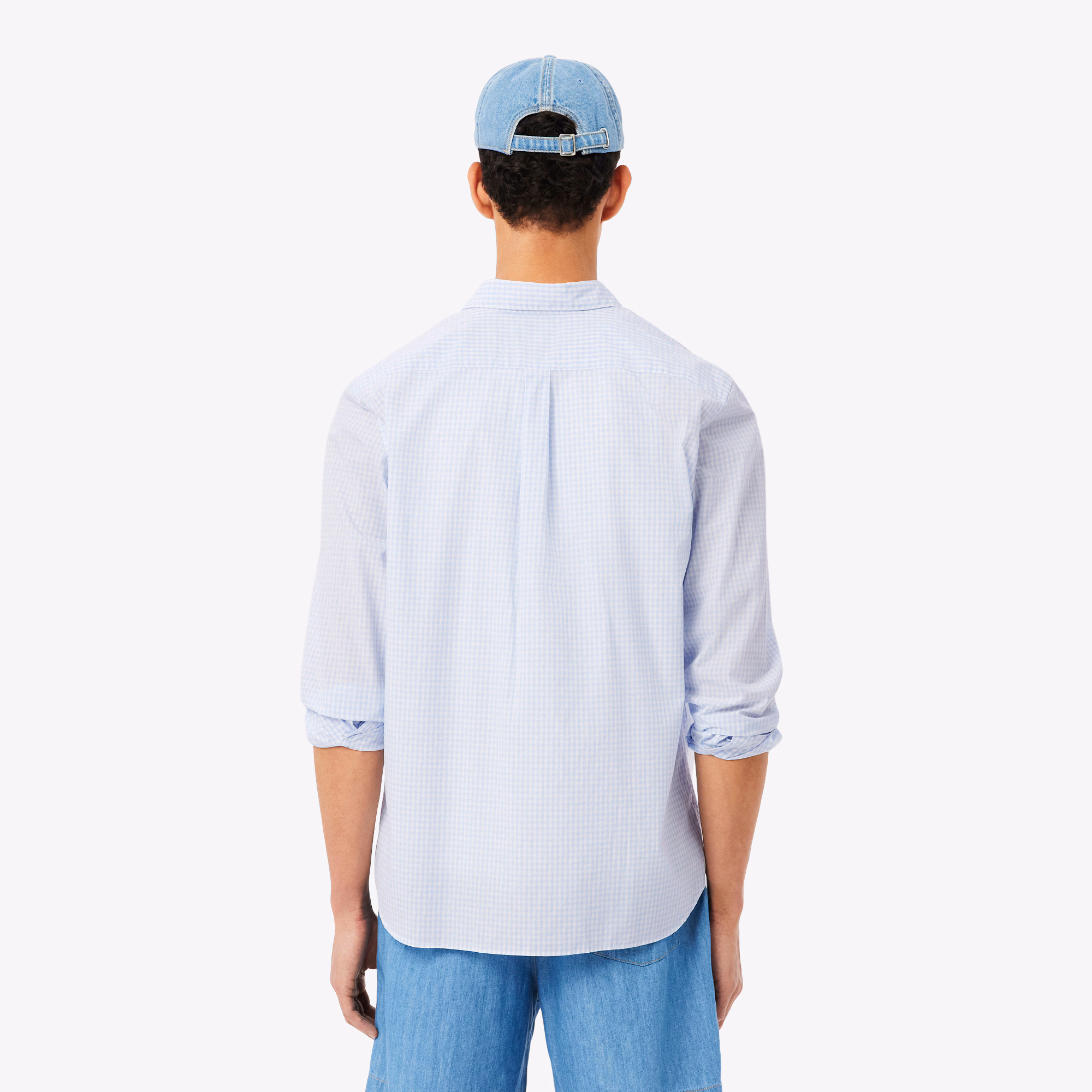 Chemise en popeline coupe régulière – LACOSTE Chemise en popeline coupe régulière – LACOSTE