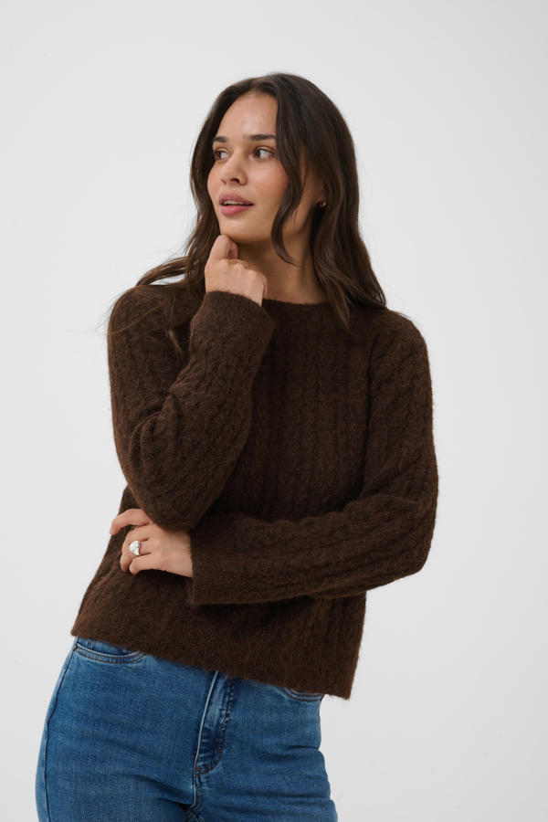 Chandail en tricot Melanie – KAFFE Chandail en tricot Melanie – KAFFE