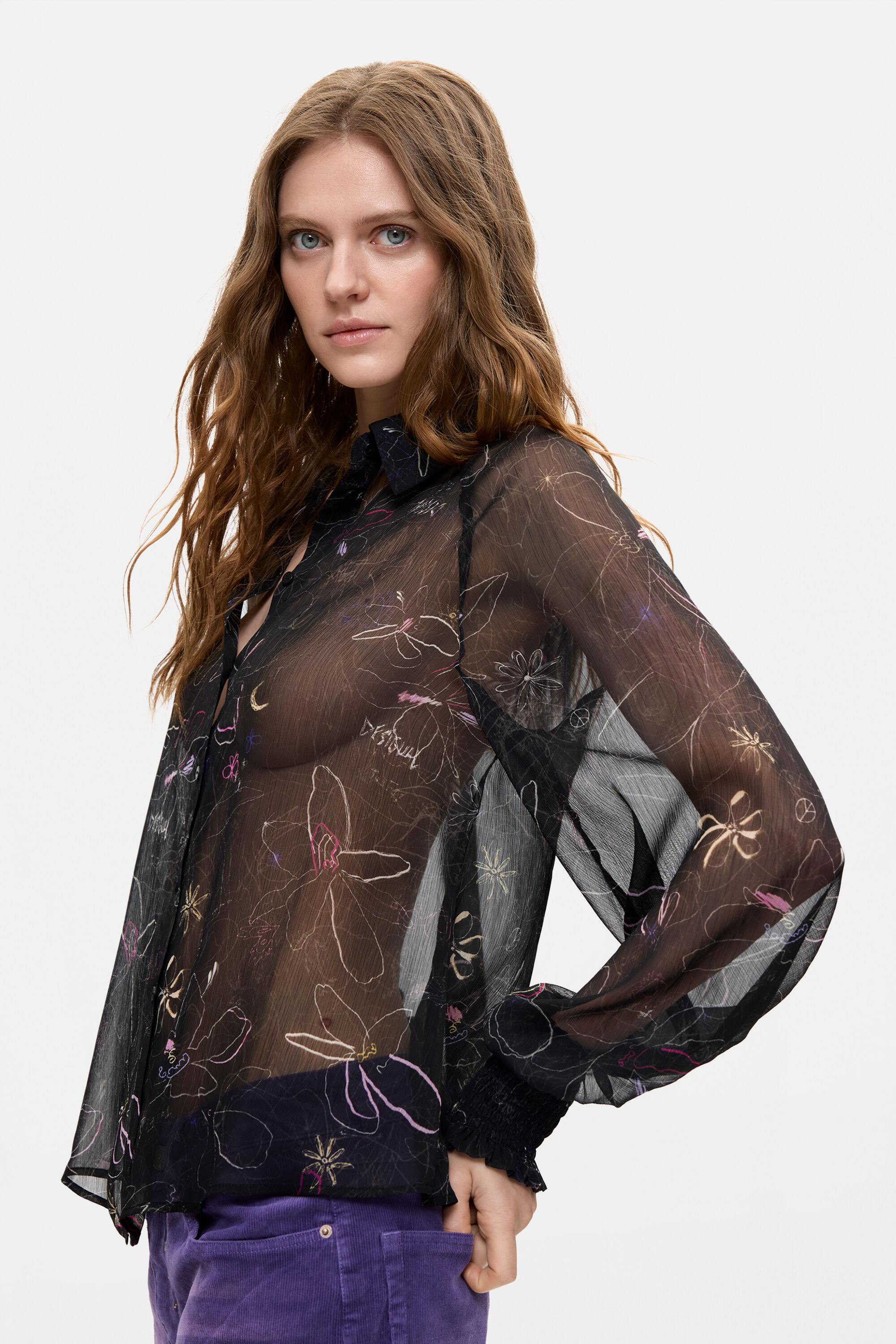 Blouse florale – DESIGUAL Blouse florale – DESIGUAL