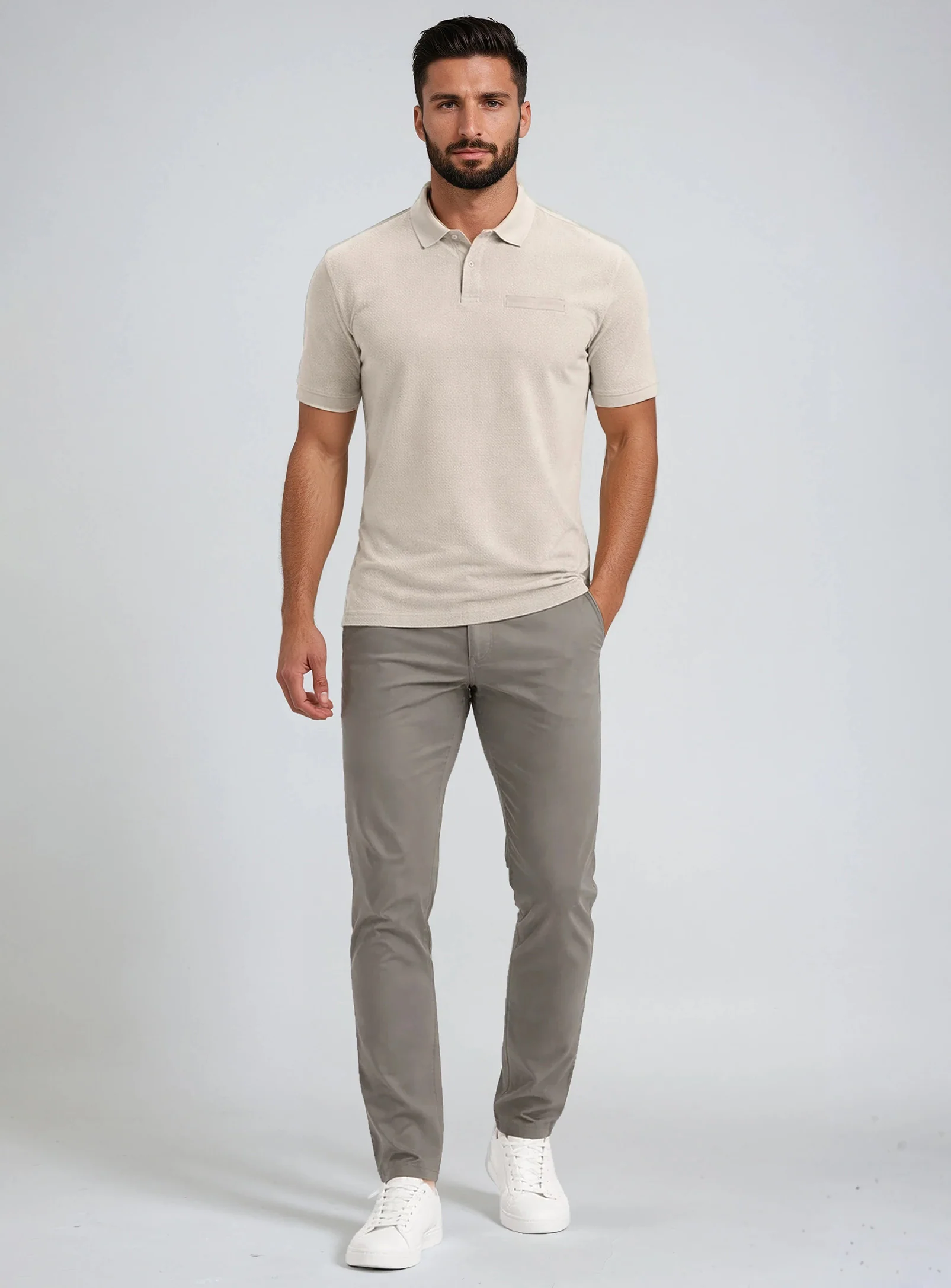 Polo Trent jacquard texturé élégant – POINT ZÉRO - 76615505 - POINT ZERO Polo Trent jacquard texturé élégant – POINT ZÉRO - 76615505 - POINT ZERO