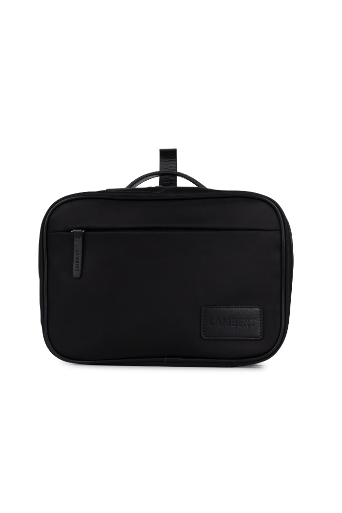 Trousse en cuir vegan CASEY - LAMBERT - CASEY-BLACK-NYLR - LAMBERT Trousse en cuir vegan CASEY - LAMBERT - CASEY-BLACK-NYLR - LAMBERT