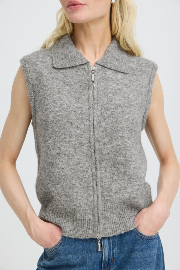 Débardeur zippé Omea – B.YOUNG Débardeur zippé Omea – B.YOUNG