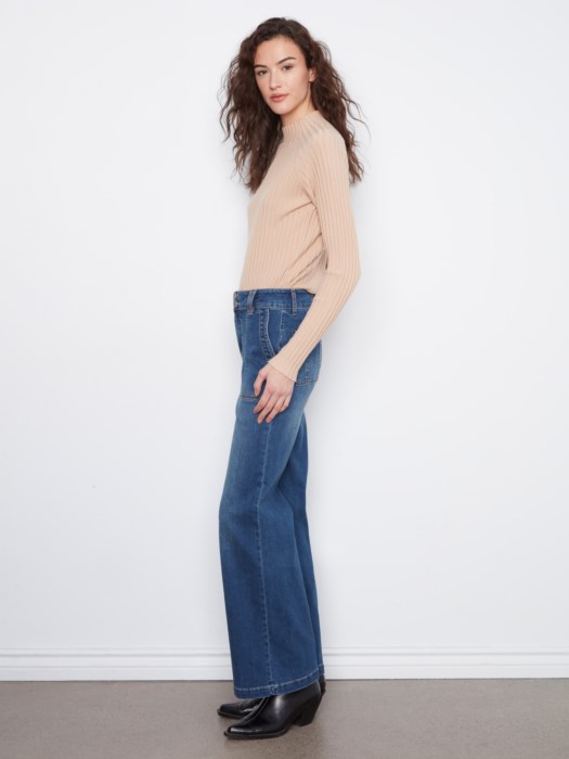 Jean double bouton – CHARLIE B Jean double bouton – CHARLIE B