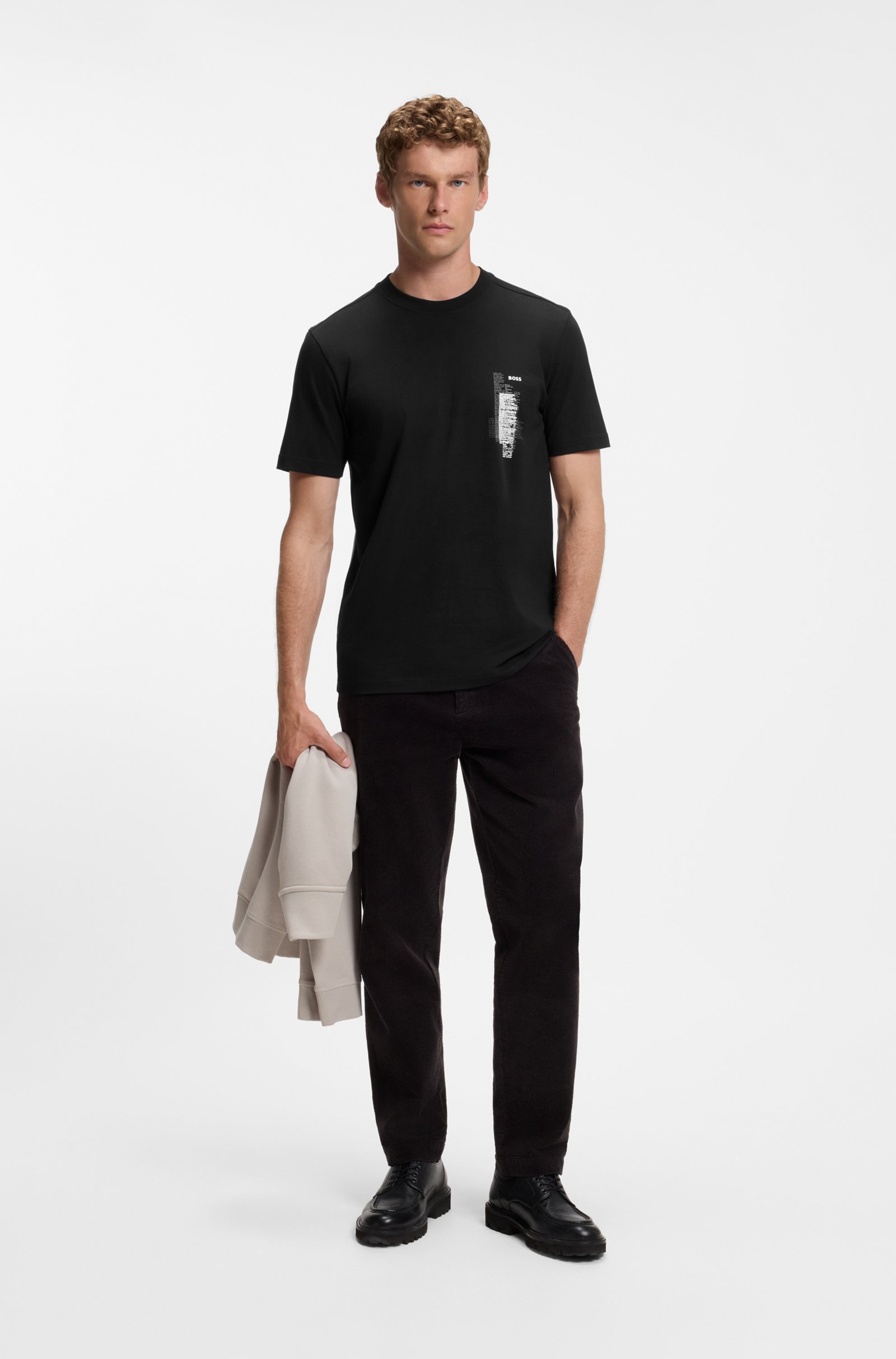 T-shirt en jersey Footprint – HUGO BOSS T-shirt en jersey Footprint – HUGO BOSS