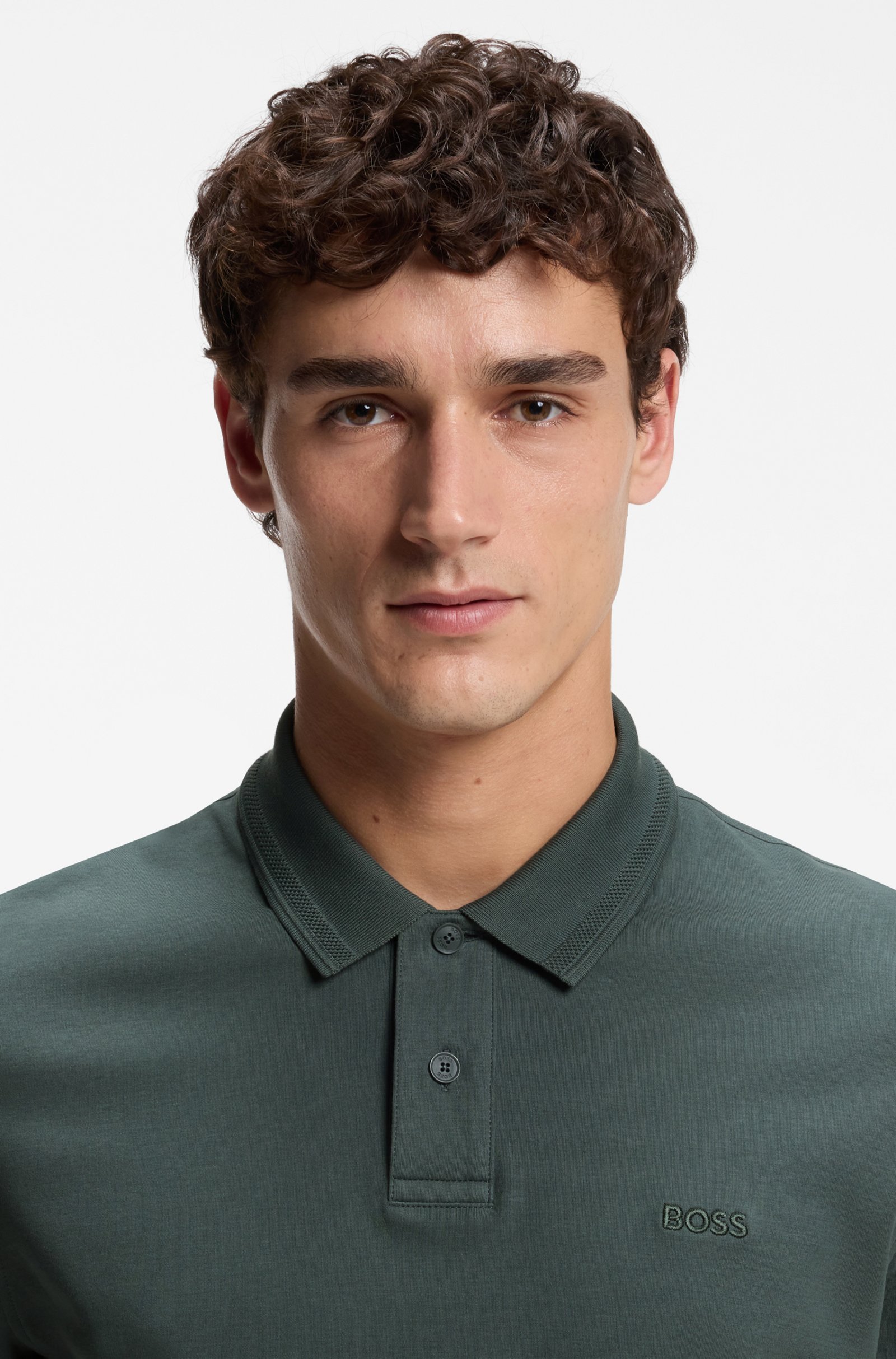 Polo Interlock manches longues - HUGO BOSS Polo Interlock manches longues - HUGO BOSS