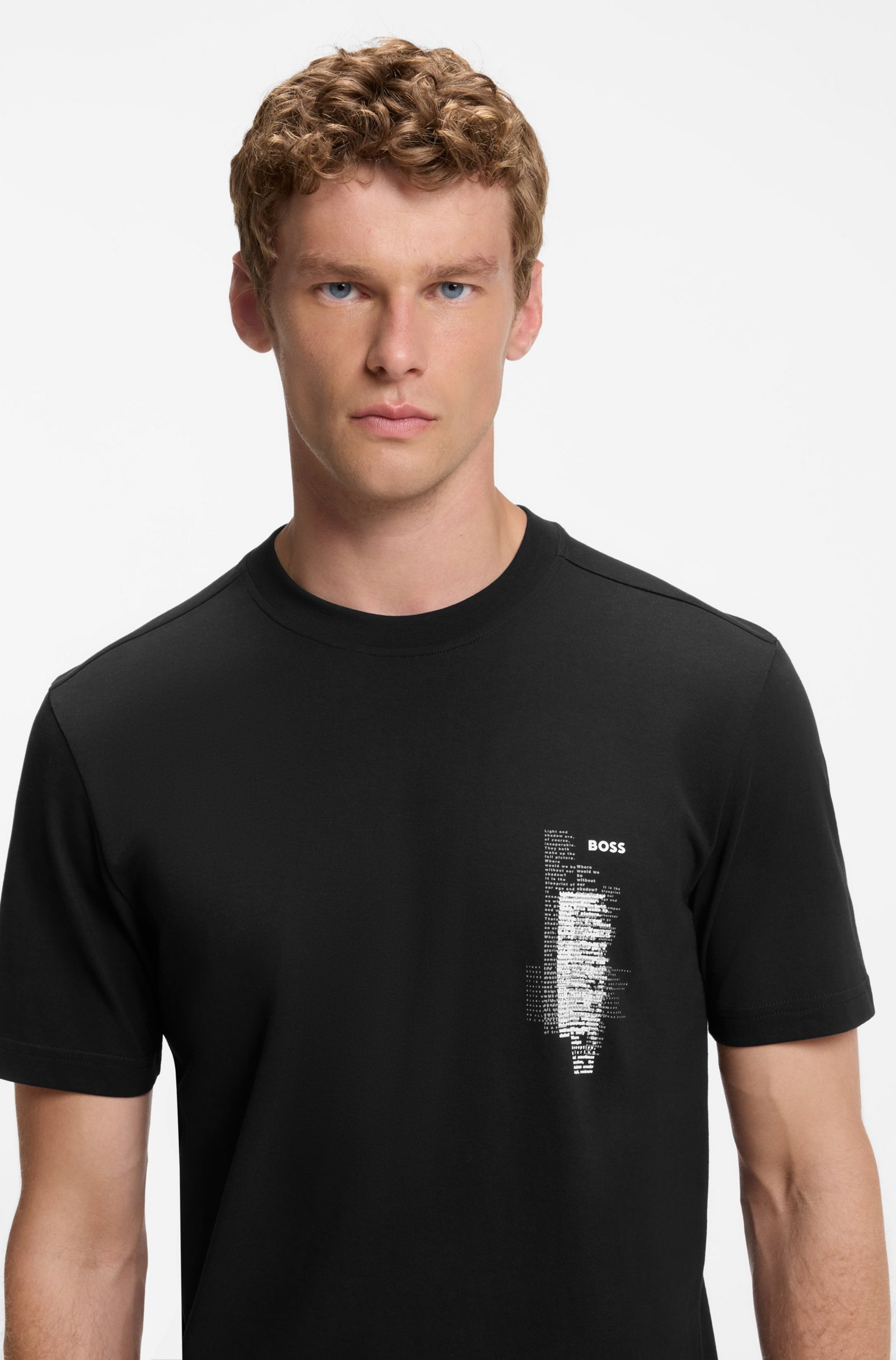 T-shirt en jersey Footprint – HUGO BOSS T-shirt en jersey Footprint – HUGO BOSS