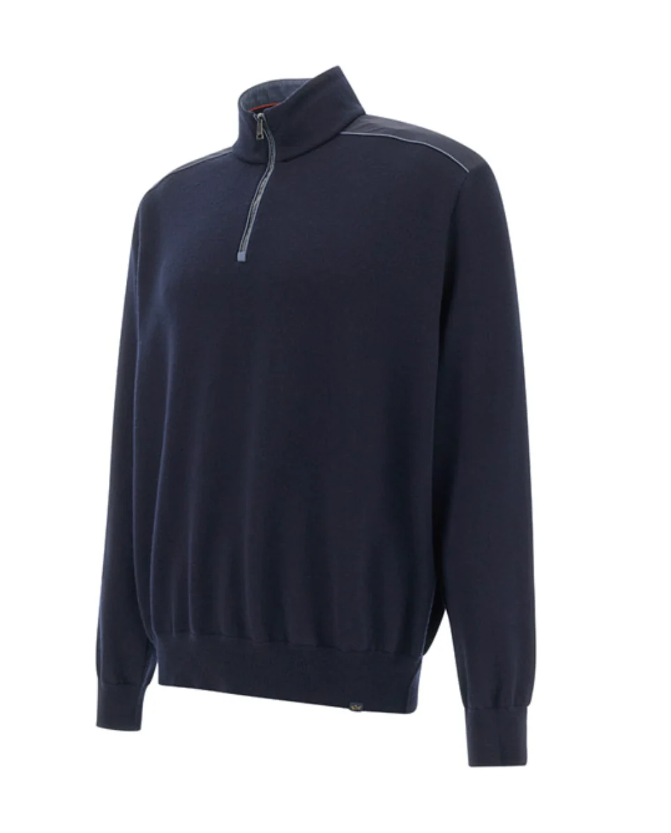 Chandail demi-zip Typhoon Platinum – PAUL & SHARK Chandail demi-zip Typhoon Platinum – PAUL & SHARK
