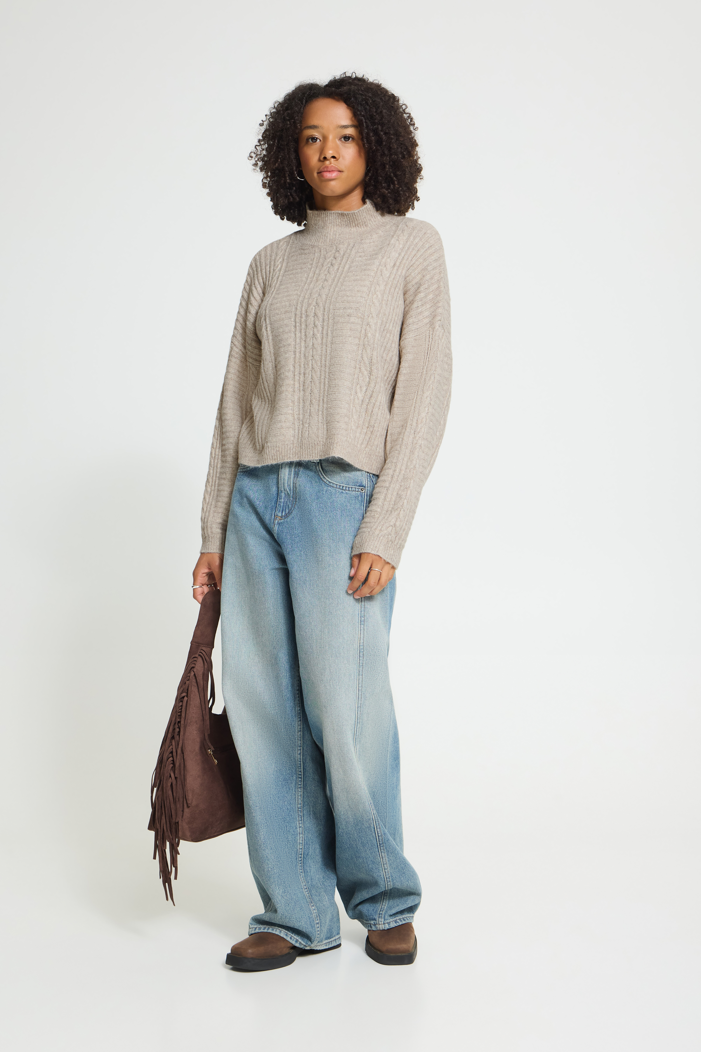 Chandail en tricot Mylle – ICHI Chandail en tricot Mylle – ICHI
