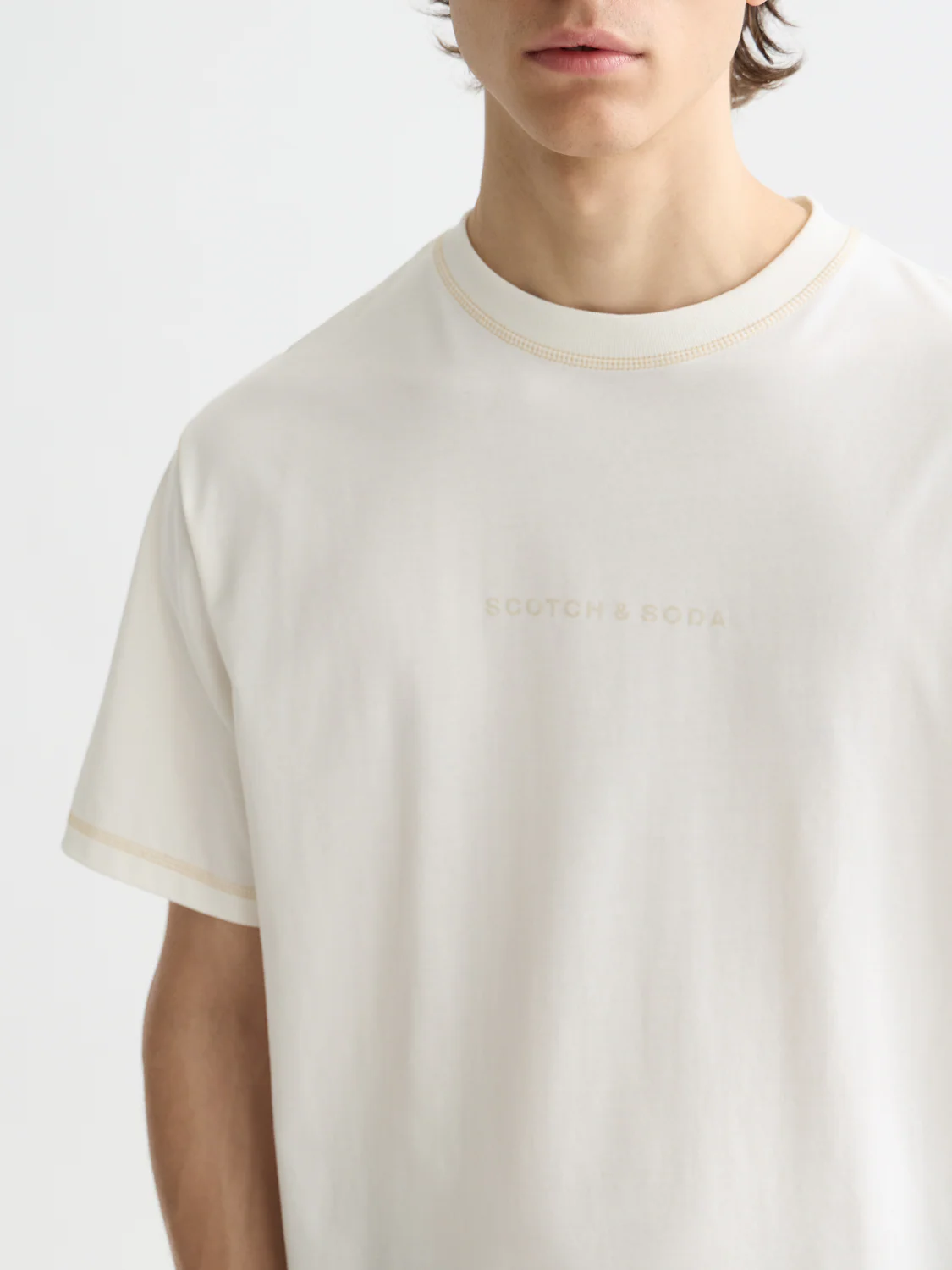 T-shirt essentiel logo – SCOTCH & SODA T-shirt essentiel logo – SCOTCH & SODA