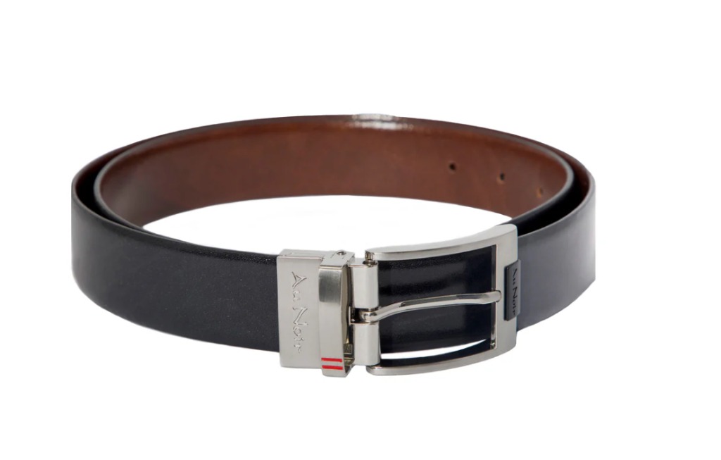 Ceinture réversible Desoto à boucle argent - AU NOIR - DESOTO - AU NOIR Ceinture réversible Desoto à boucle argent - AU NOIR - DESOTO - AU NOIR