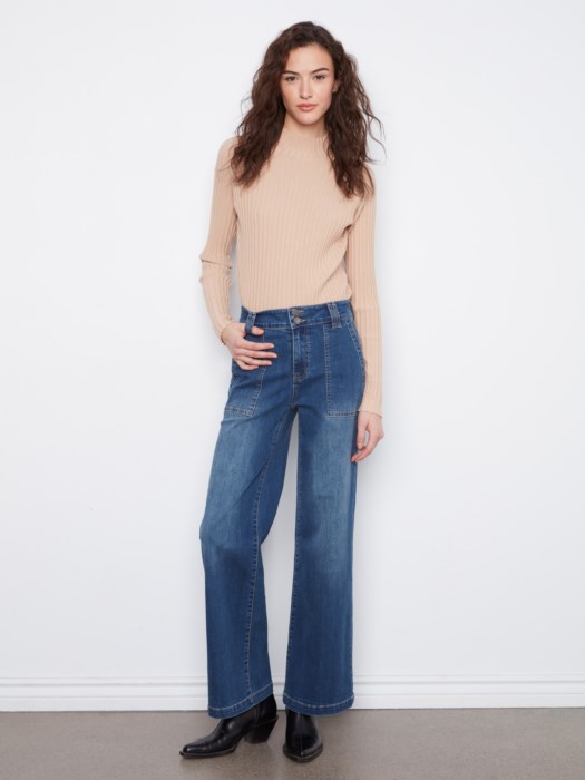 Jean double bouton – CHARLIE B Jean double bouton – CHARLIE B