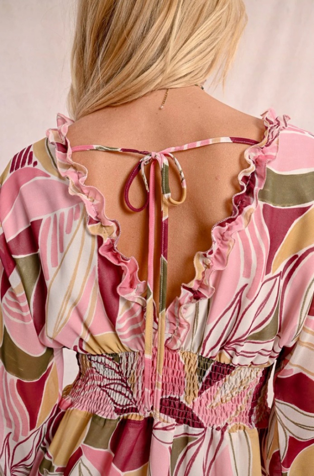 Robe imprimée avec taille élastique - MOLLY BRACKEN Robe imprimée avec taille élastique - MOLLY BRACKEN