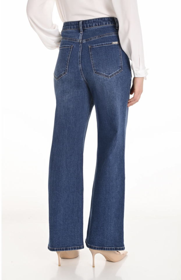 Jean évasé à poches ornées – FRANK LYMAN Jean évasé à poches ornées – FRANK LYMAN