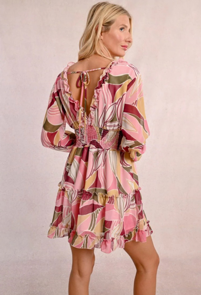 Robe imprimée avec taille élastique - MOLLY BRACKEN Robe imprimée avec taille élastique - MOLLY BRACKEN