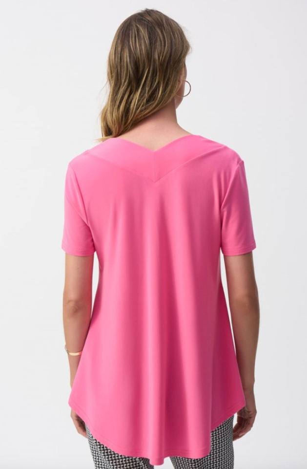 Haut évasé col en V - JOSEPH RIBKOFF Haut évasé col en V - JOSEPH RIBKOFF