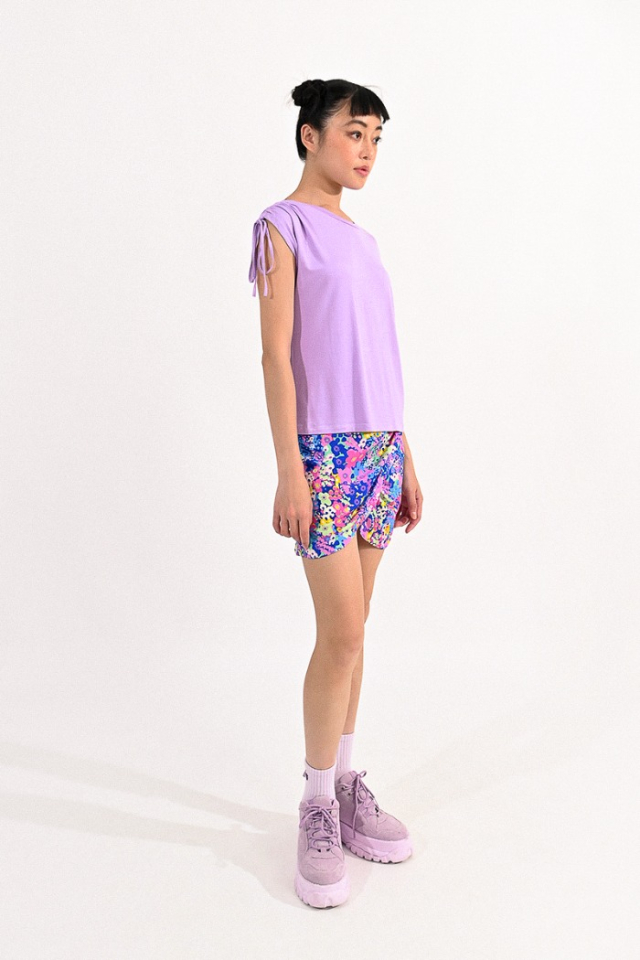 T-shirt lacée aux épaules - MOLLY BRACKEN T-shirt lacée aux épaules - MOLLY BRACKEN