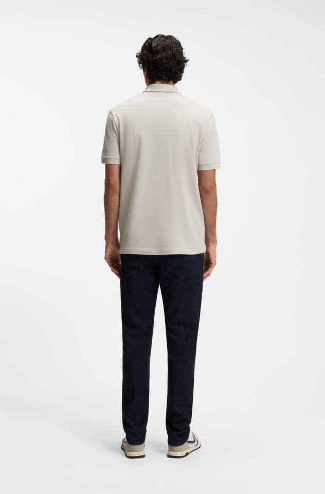 Polo Passerzip en coton extensible – HUGO BOSS Polo Passerzip en coton extensible – HUGO BOSS