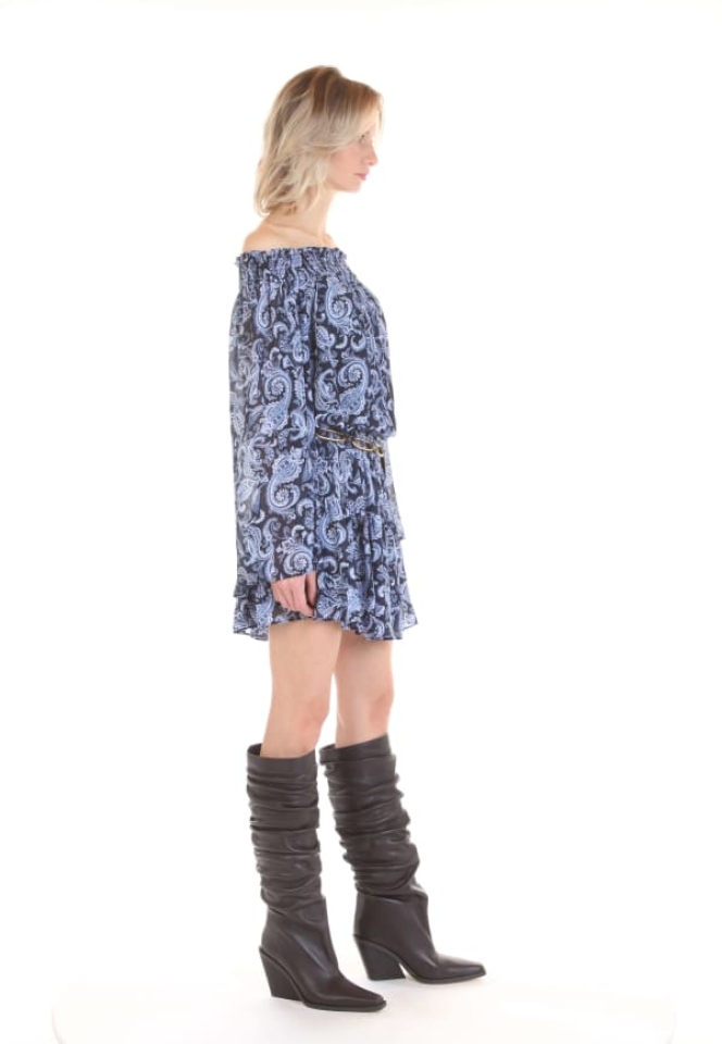 Robe fluide à manches longues - MICHAEL KORS Robe fluide à manches longues - MICHAEL KORS