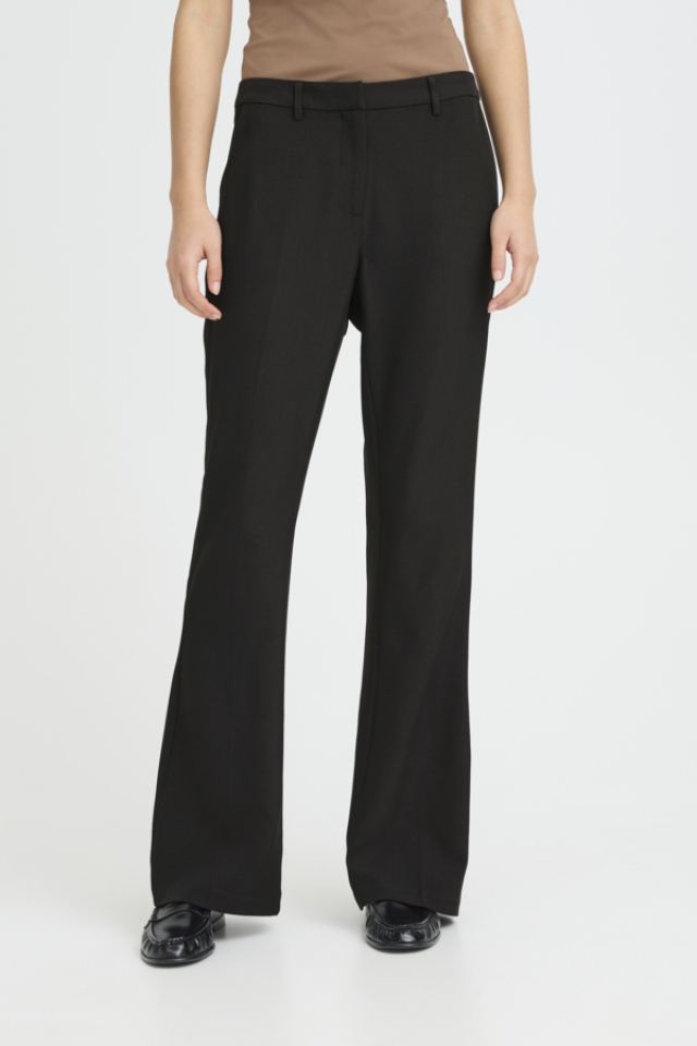 Pantalon Fava coupe évasée – ICHI - 20125678 - ICHI Pantalon Fava coupe évasée – ICHI - 20125678 - ICHI