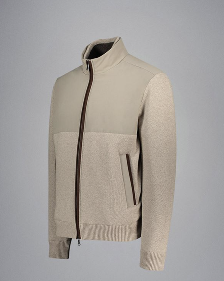 Veste hybride en suède - PAUL & SHARK Veste hybride en suède - PAUL & SHARK