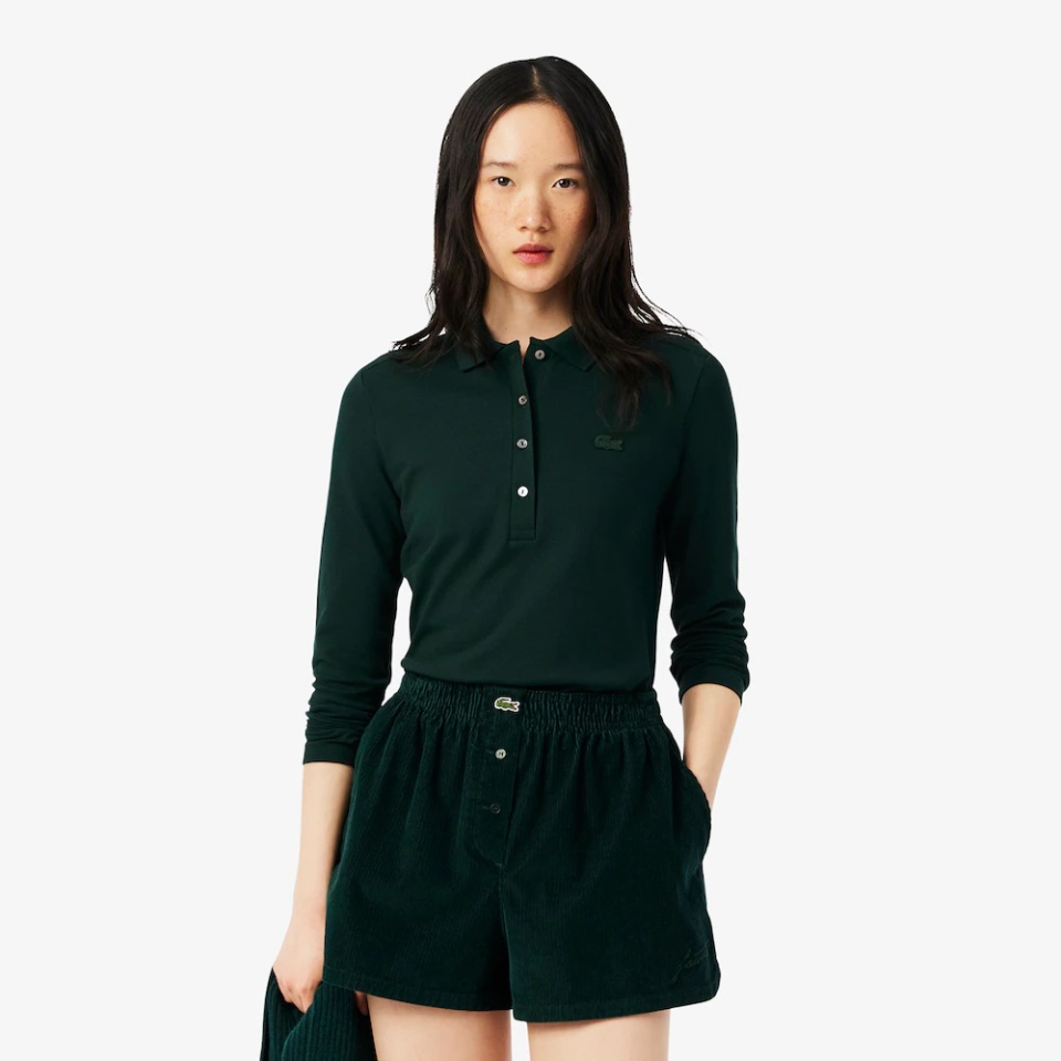 Polo slim fit manches longues - LACOSTE Polo slim fit manches longues - LACOSTE