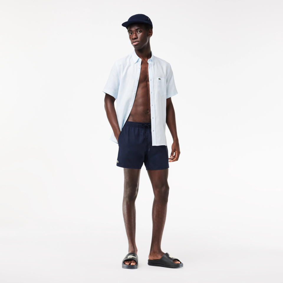 Short de bain uni à séchage rapide - LACOSTE Short de bain uni à séchage rapide - LACOSTE