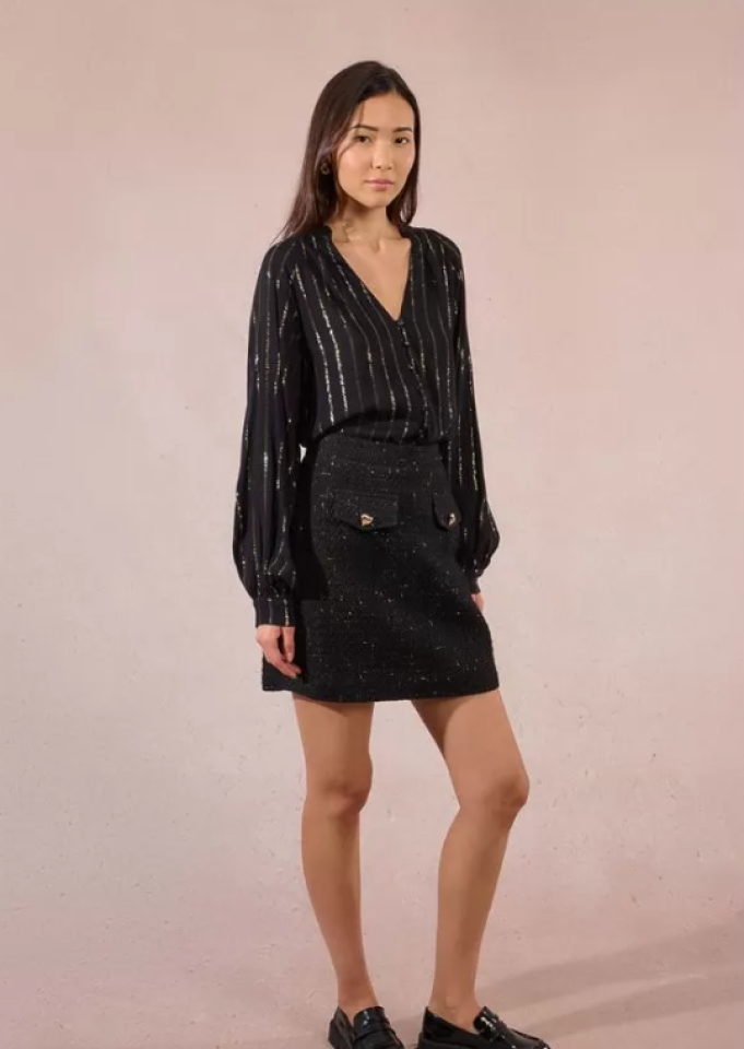 Mini-jupe en tweed - MOLLY BRACKEN Mini-jupe en tweed - MOLLY BRACKEN