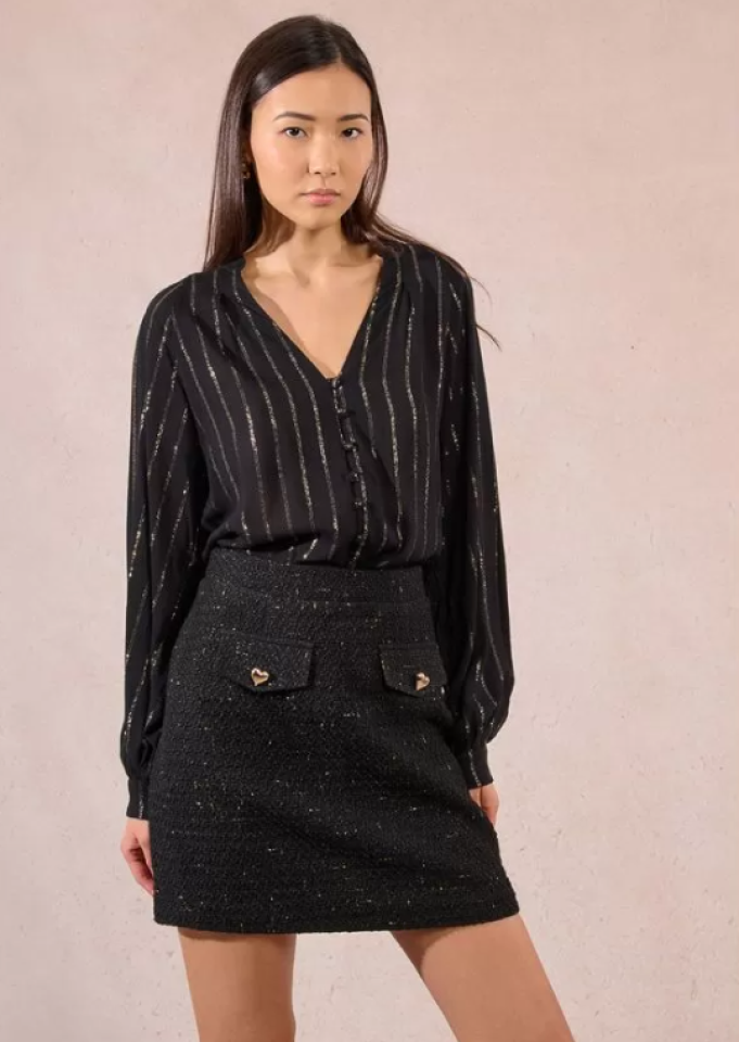 Mini-jupe en tweed - MOLLY BRACKEN Mini-jupe en tweed - MOLLY BRACKEN