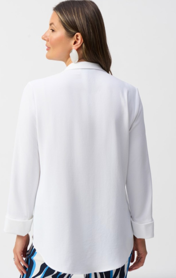 Haut coupe droite avec boutons décoratifs - JOSEPH RIBKOFF Haut coupe droite avec boutons décoratifs - JOSEPH RIBKOFF