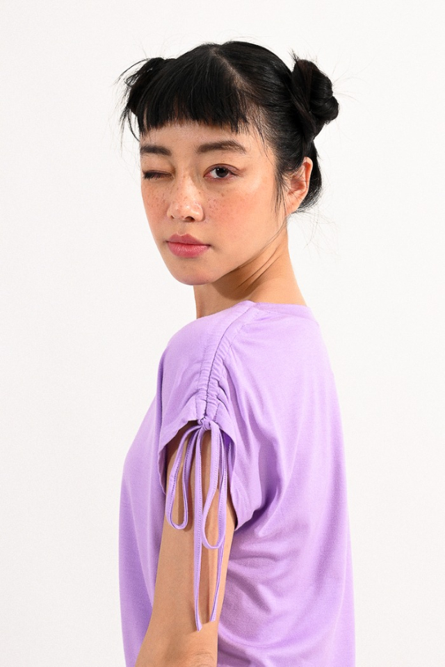 T-shirt lacée aux épaules - MOLLY BRACKEN T-shirt lacée aux épaules - MOLLY BRACKEN