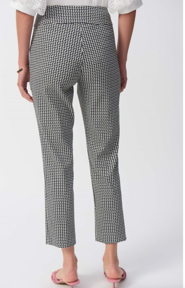 Pantalon court en jacquard à imprimé géométrique - JOSEPH ROBKOFF Pantalon court en jacquard à imprimé géométrique - JOSEPH ROBKOFF