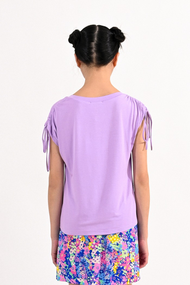 T-shirt lacée aux épaules - MOLLY BRACKEN T-shirt lacée aux épaules - MOLLY BRACKEN