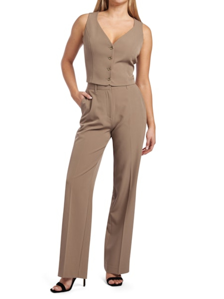 Pantalon jambe large Nausica Eco – GUESS Pantalon jambe large Nausica Eco – GUESS