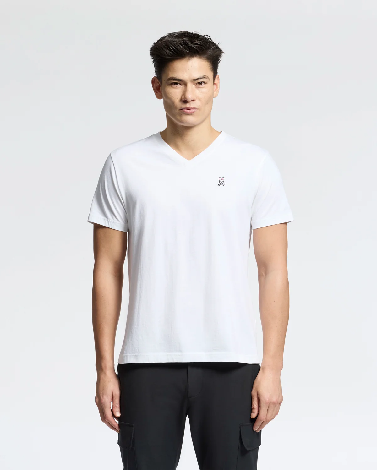 T-shirt col en V classique – PSYCHO BUNNY - B6U100ARPC - Psycho Bunny