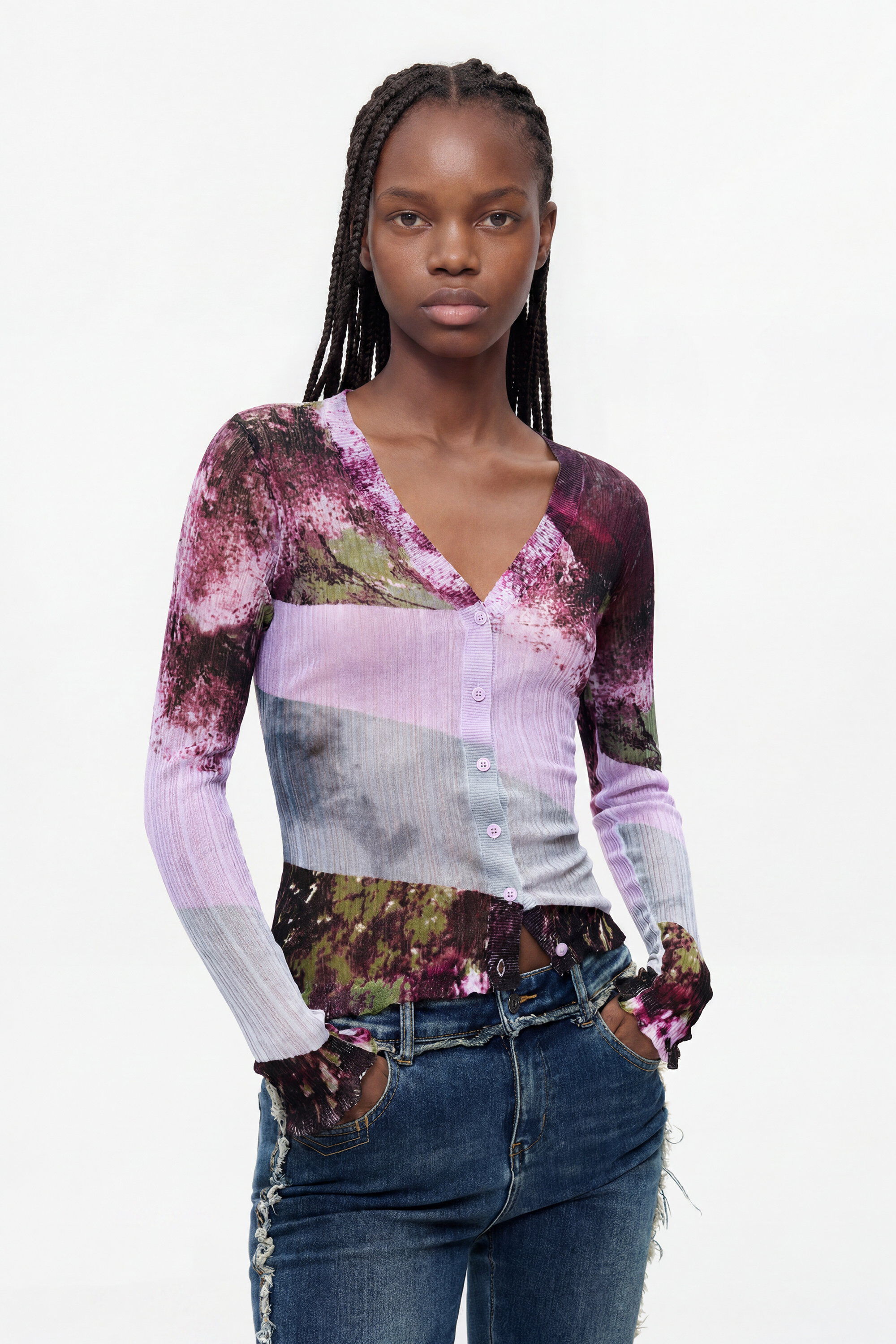Chandail col V – DESIGUAL - 26WWJF13 - Desigual