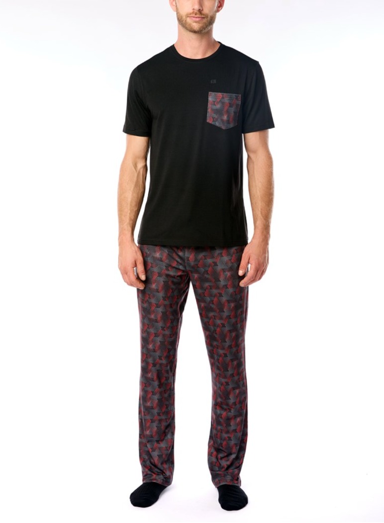Ensemble de pyjama à motif - VINCENT D'AMÉRIQUE - B66416 - Vincent d'Amérique